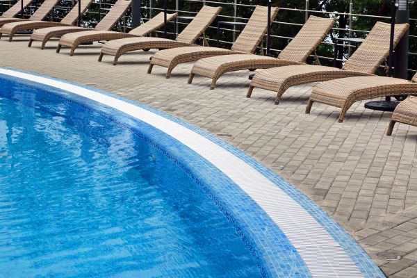 Cost of Poolside Hardscaping in Hendersonville